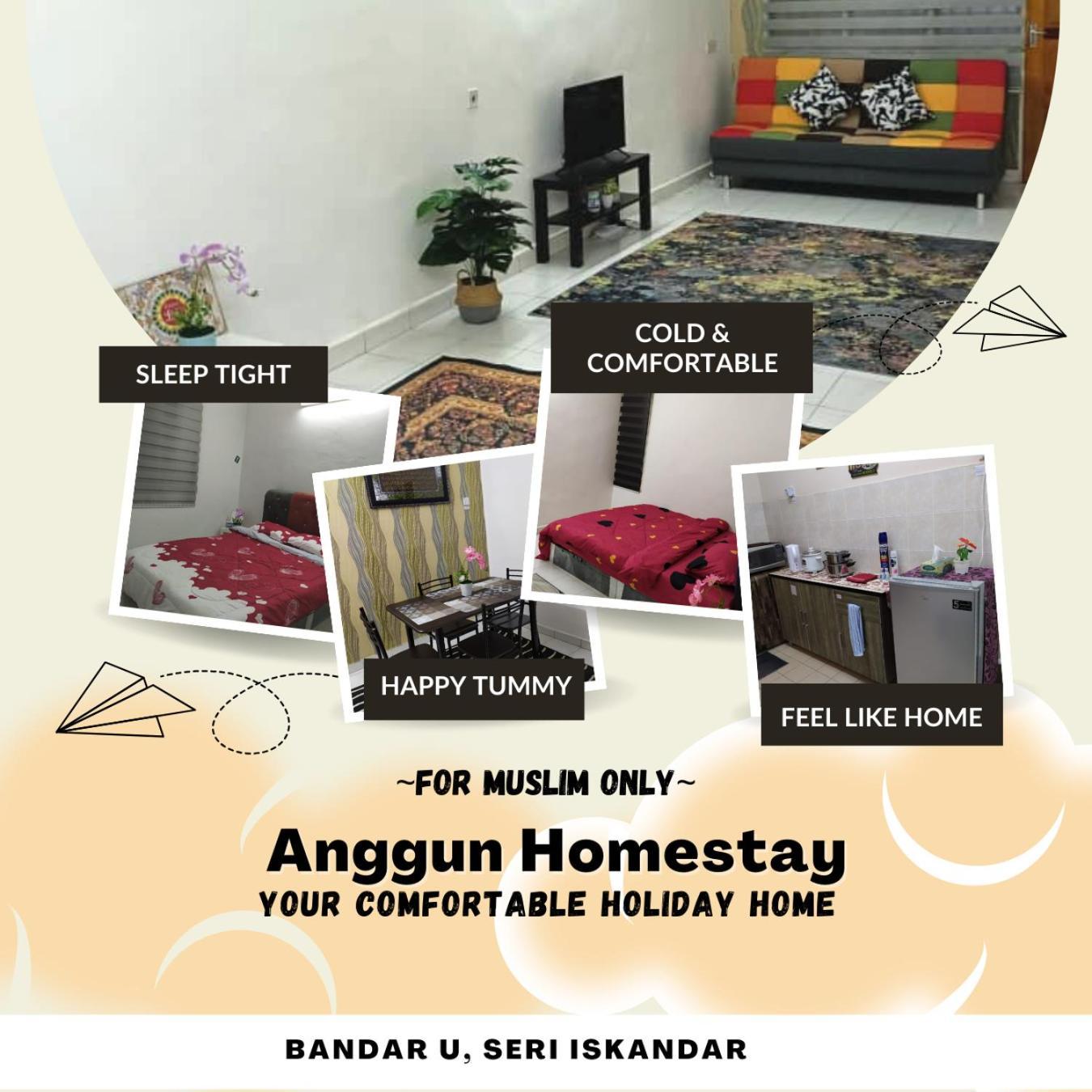Anggun Homestay Seri Iskandar Eksteriør bilde